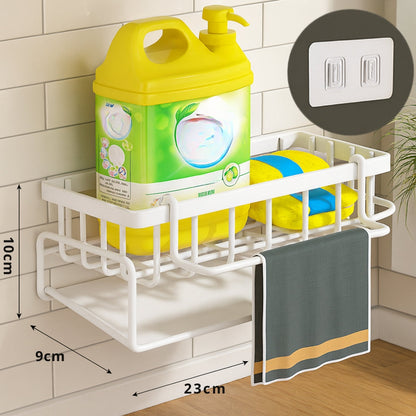 Bathroom Stainless Steel Towel Holder Soap Tray