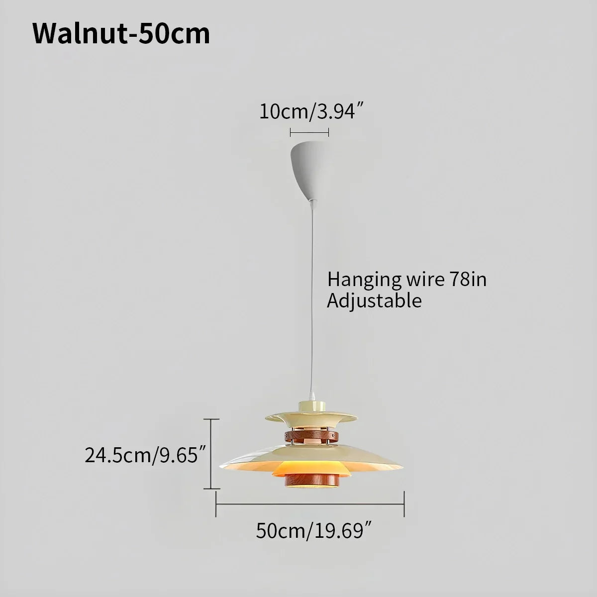 Stylish UFO Hanging Light for Kitchen Dining
