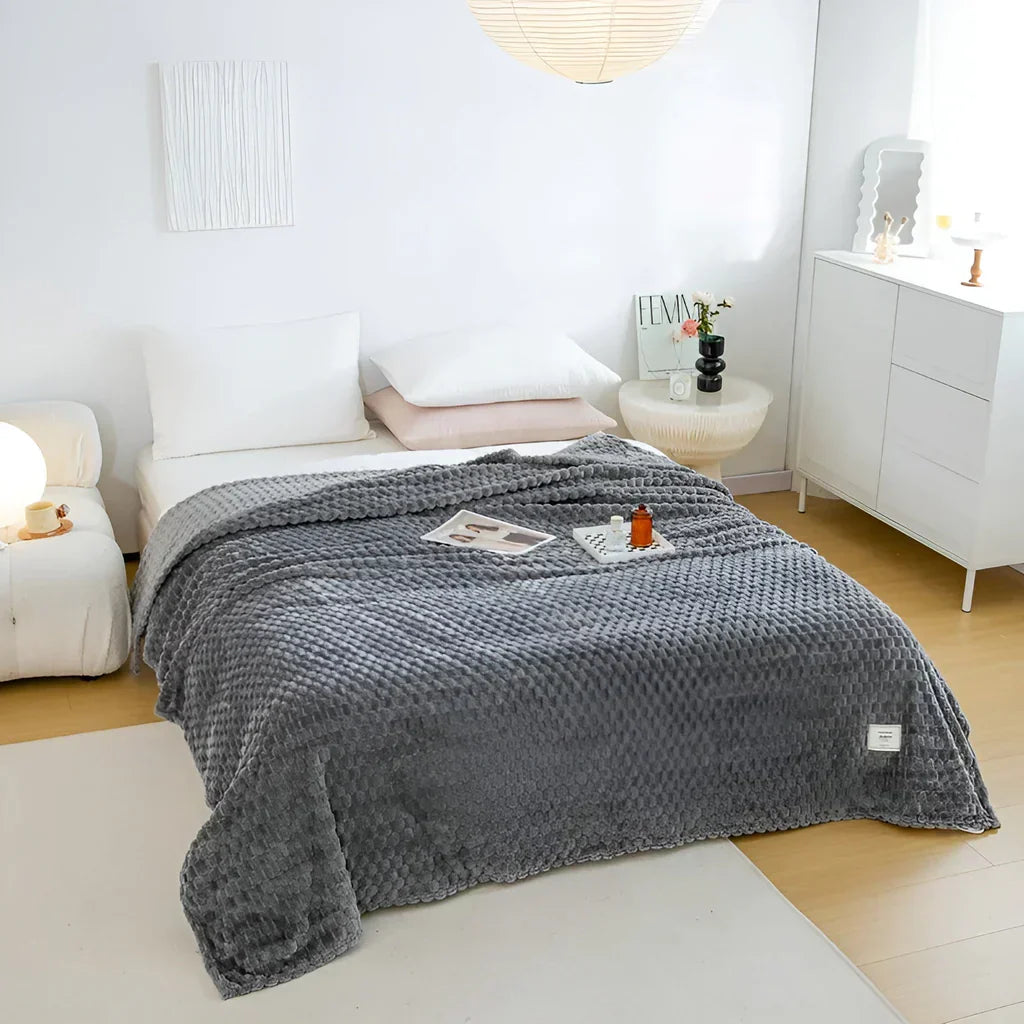 Soft Cozy Blanket for Home and Bed - Luxicro