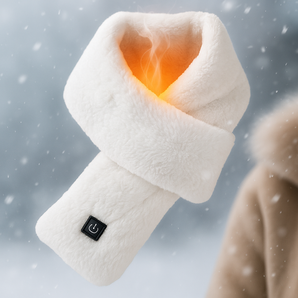 Cozy Thermal Scarf, Warm Fleece Neck Wrap