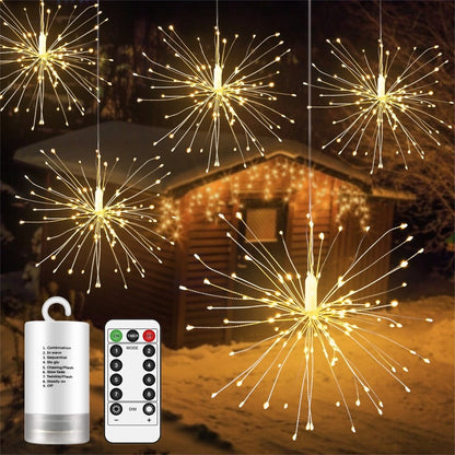 Outdoor Solar Powered Fairy String Lights with Timer