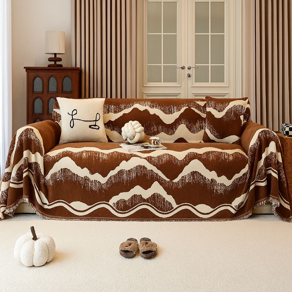 Plush Velvet Couch Slipcover - Luxicro