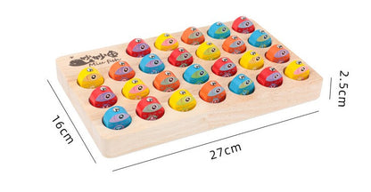Classic Childrens Wooden Fishing Toy Set