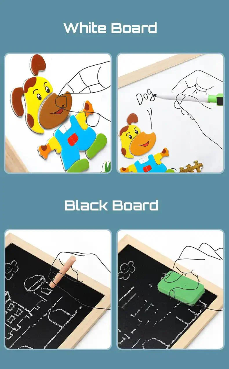 Kids Double Sided Drawing Table
