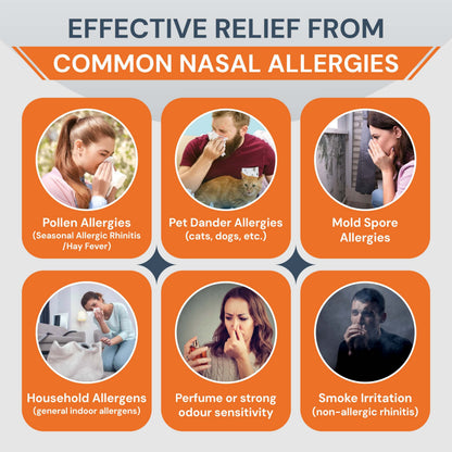 Compact Red Light Nasal Relief Device
