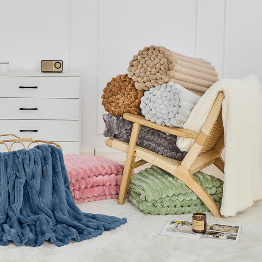 Cozy Warm Double Layer Throw Blanket - Luxicro