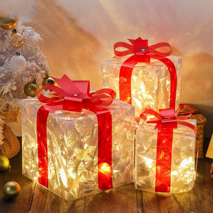 Bright LED Holiday Gift Box Set
