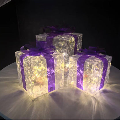 Bright LED Holiday Gift Box Set