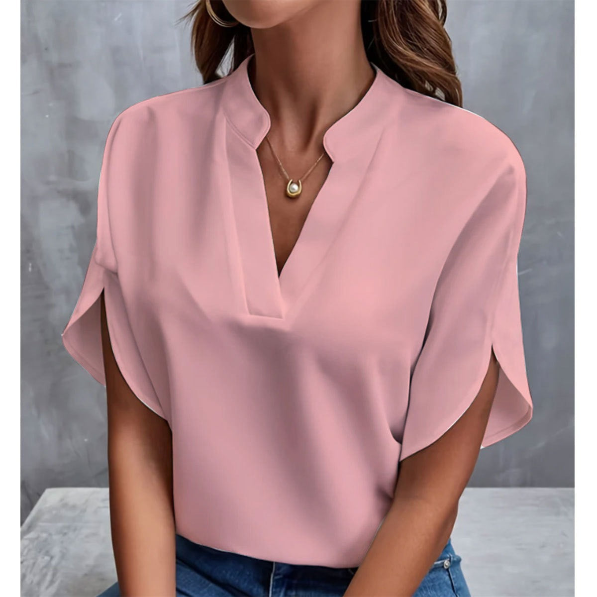 Classic Floral Women's Blouse
