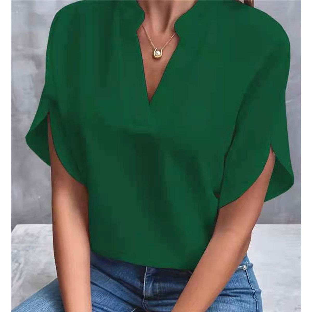 Classic Floral Women's Blouse