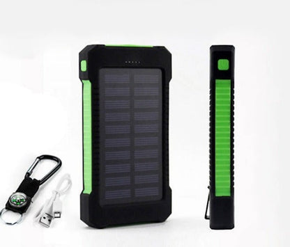 Large Solar Powered Charger Waterproof Dual USB Portable