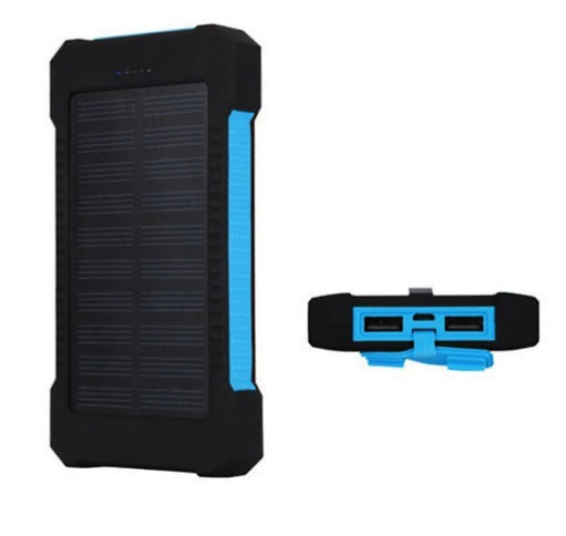 Large Solar Powered Charger Waterproof Dual USB Portable