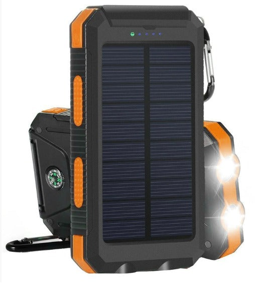 Large Solar Powered Charger Waterproof Dual USB Portable