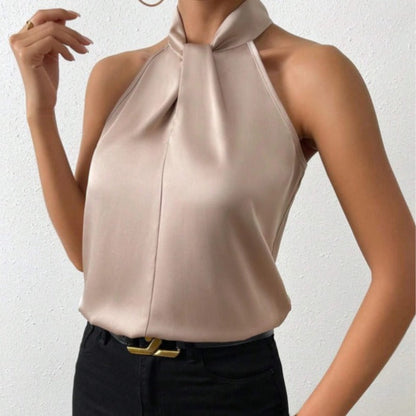 Livia | Chic Blouse with Flowy Neckline