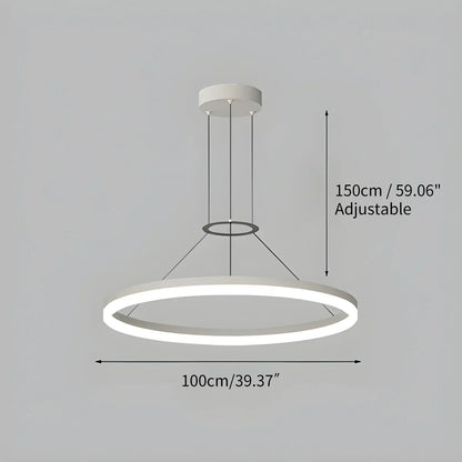 Round LED Hanging Light for Home Ceiling