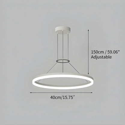 Round LED Hanging Light for Home Ceiling