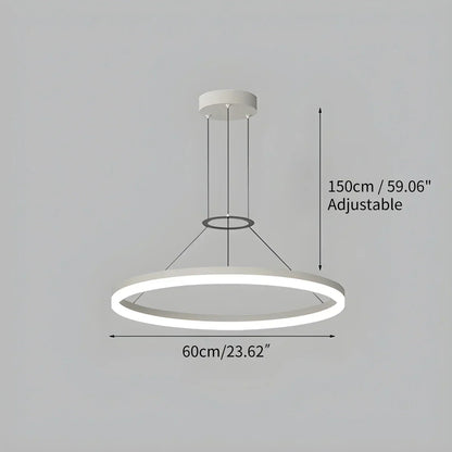 Round LED Hanging Light for Home Ceiling