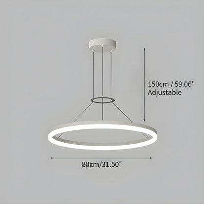 Round LED Hanging Light for Home Ceiling