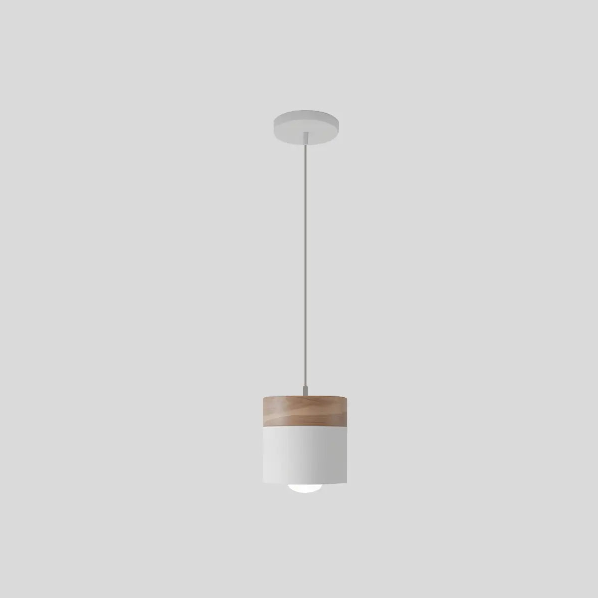 Rustic Wooden Hanging Pendant Light