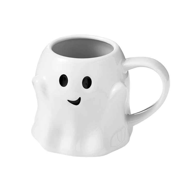 Creepy Ghost Ceramic Coffee Cup