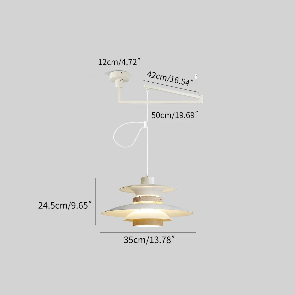 Stylish UFO Hanging Light for Kitchen Dining
