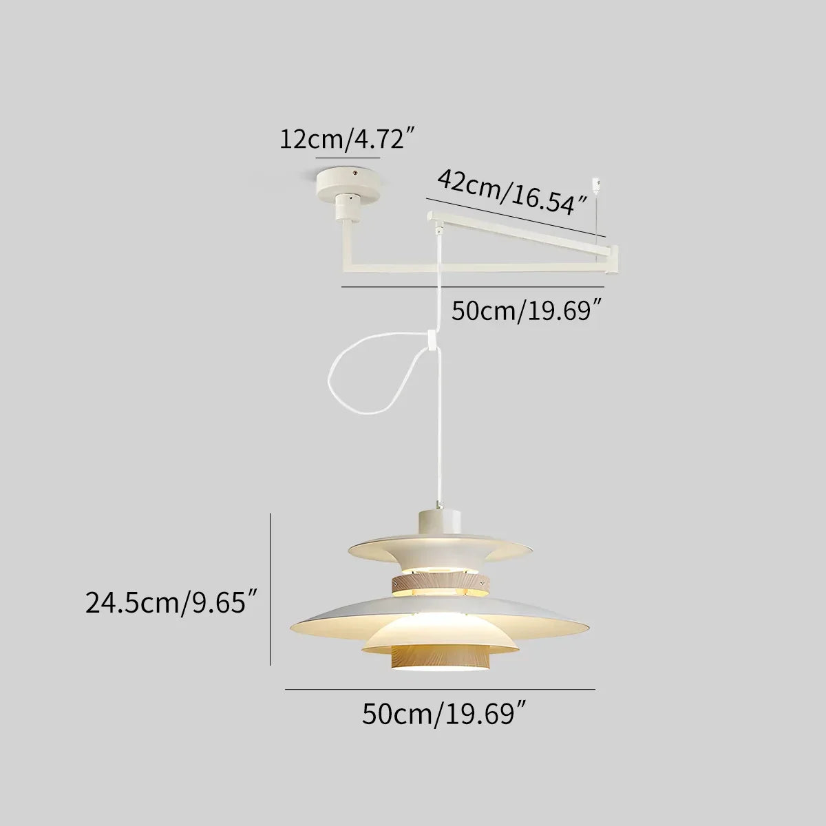 Stylish UFO Hanging Light for Kitchen Dining