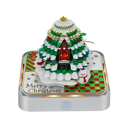 Fun LED Lit Christmas Desk Calendar Decoration