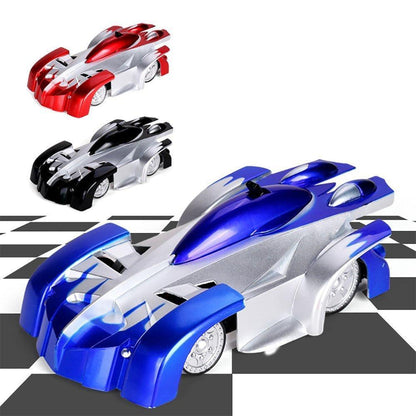 Fast RC Wall Climber Car with Bright LED Lights