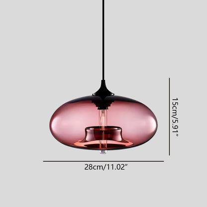 Stylish Hanging Glass Light for Kitchen