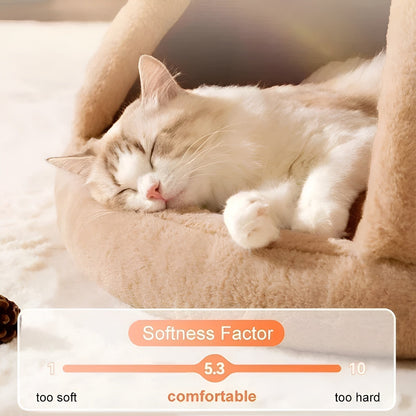 Comfy Pet Playhouse - Cozy Cat Tent