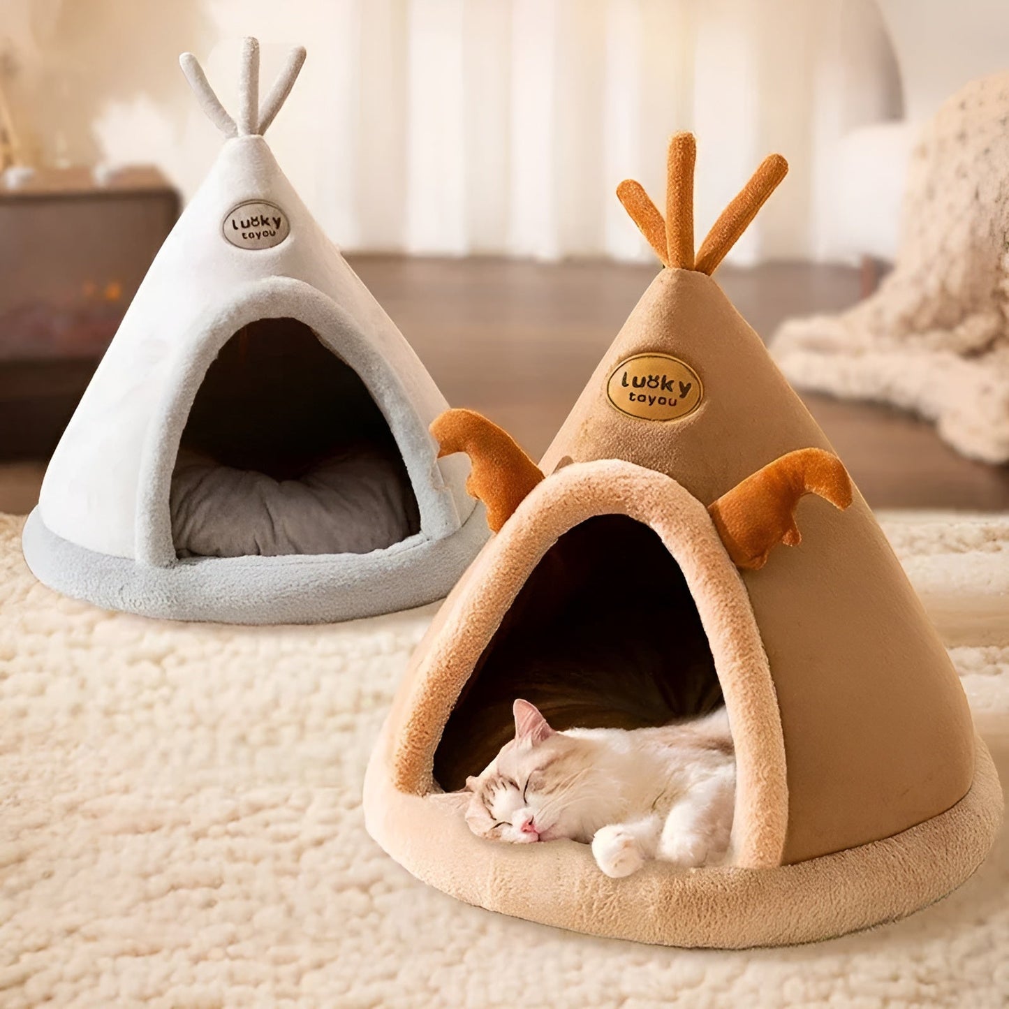 Cozy Pet Play Tent House - Luxicro