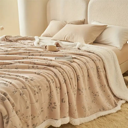 Cozy Snowflake Soft Throw Blanket - Luxicro