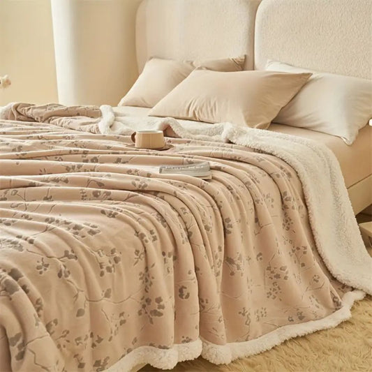 Cozy Snowflake Soft Throw Blanket - Luxicro