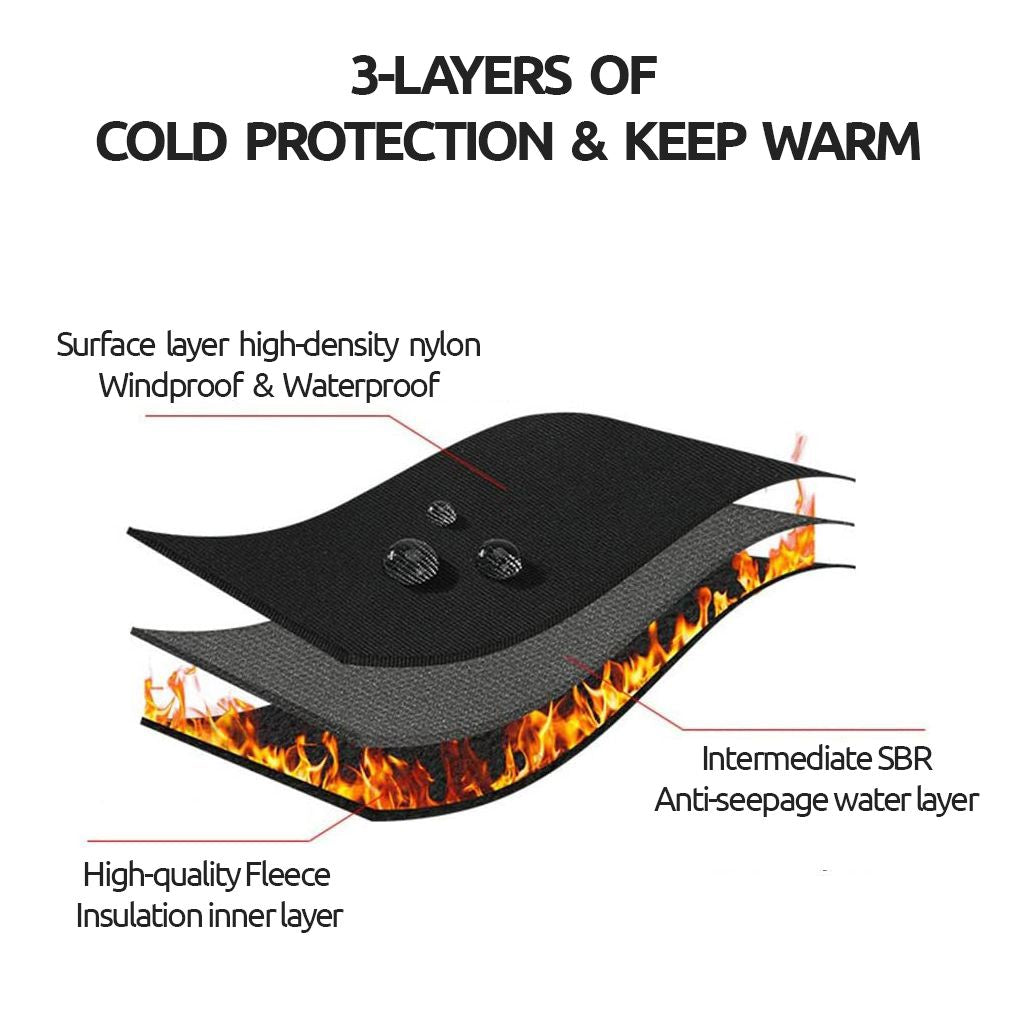 Insulated Waterproof Touchscreen Gloves for Men