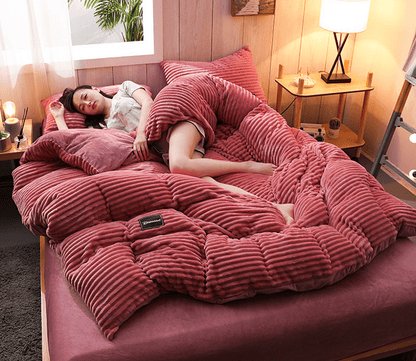 Soft Plush Winter Duvet Cover Set