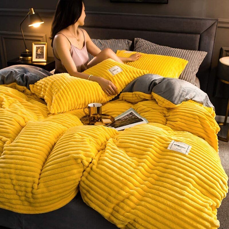 Soft Plush Winter Duvet Cover Set