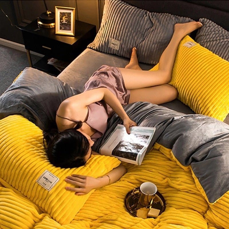 Soft Plush Winter Duvet Cover Set - Luxicro