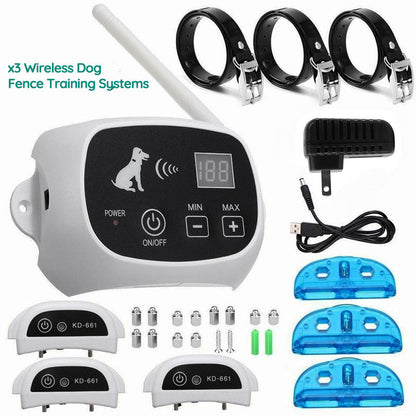 Easy Pet Containment System - Rechargeable Waterproof Collar
