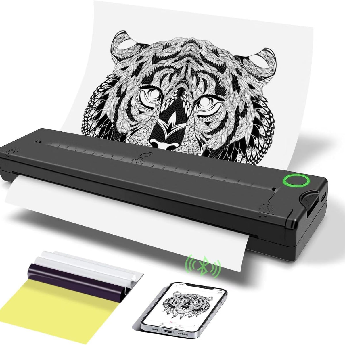 Portable Mobile Printer - Small and Fast Wireless Printing - Luxicro