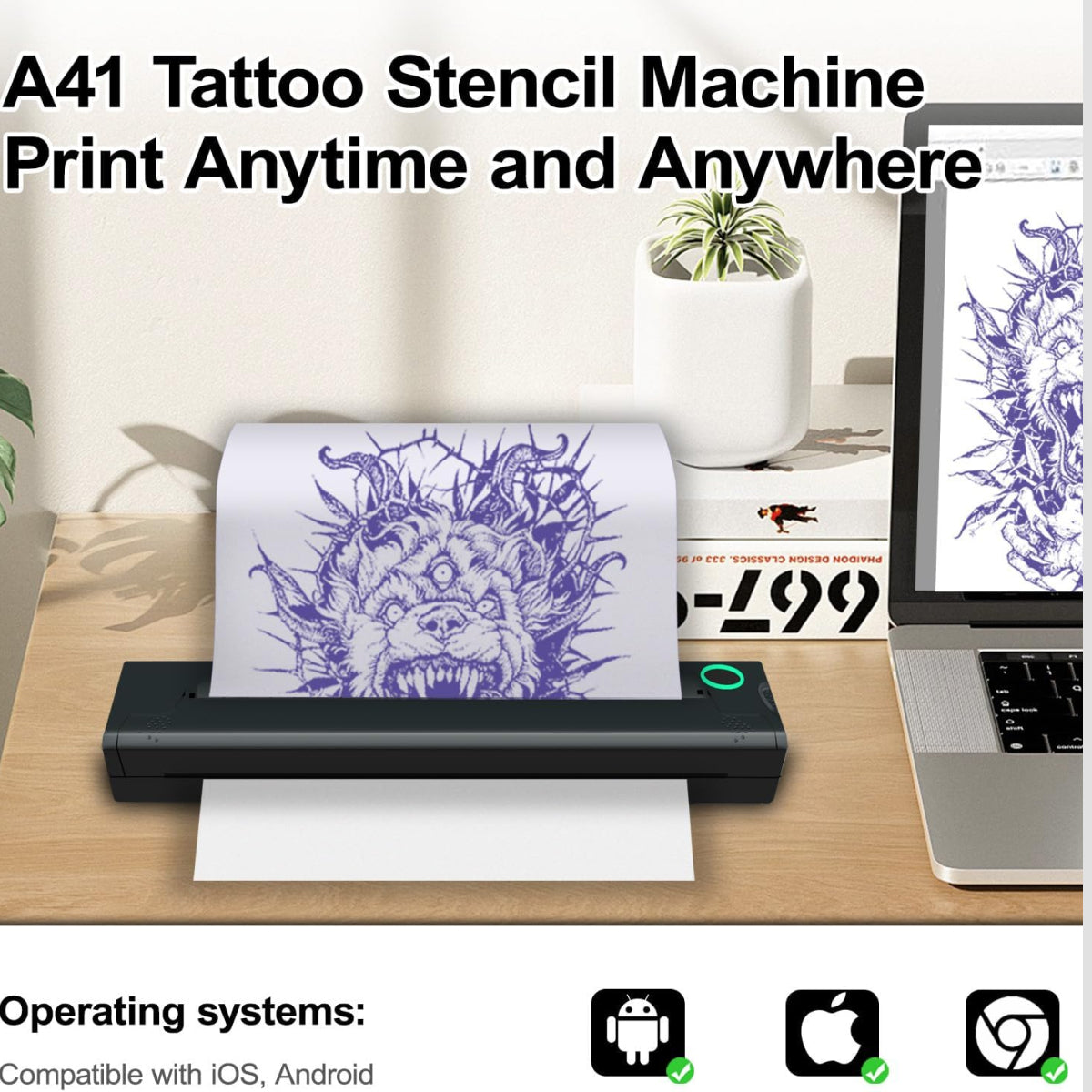 Portable Mobile Printer - Small and Fast Wireless Printing