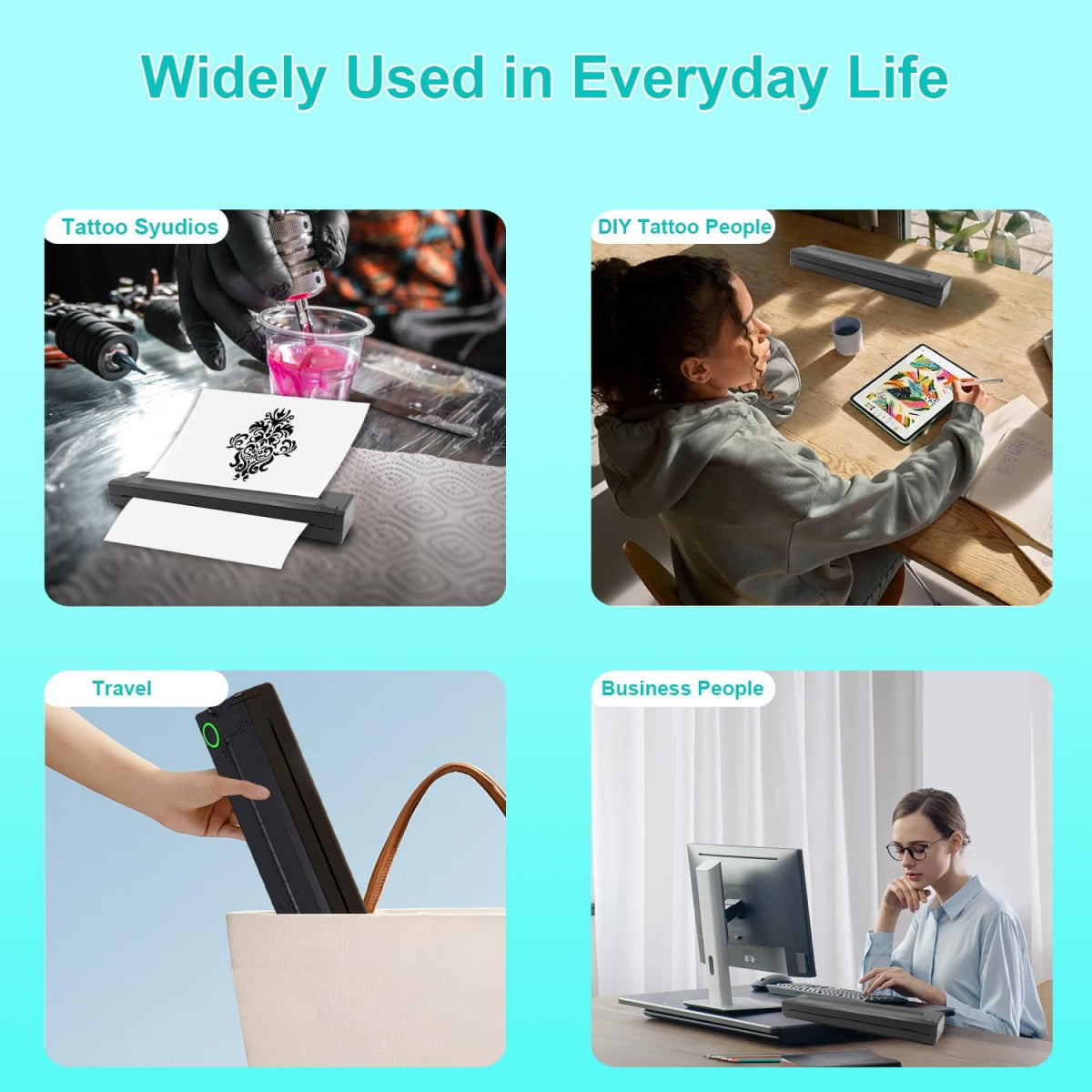 Portable Mobile Printer - Small and Fast Wireless Printing