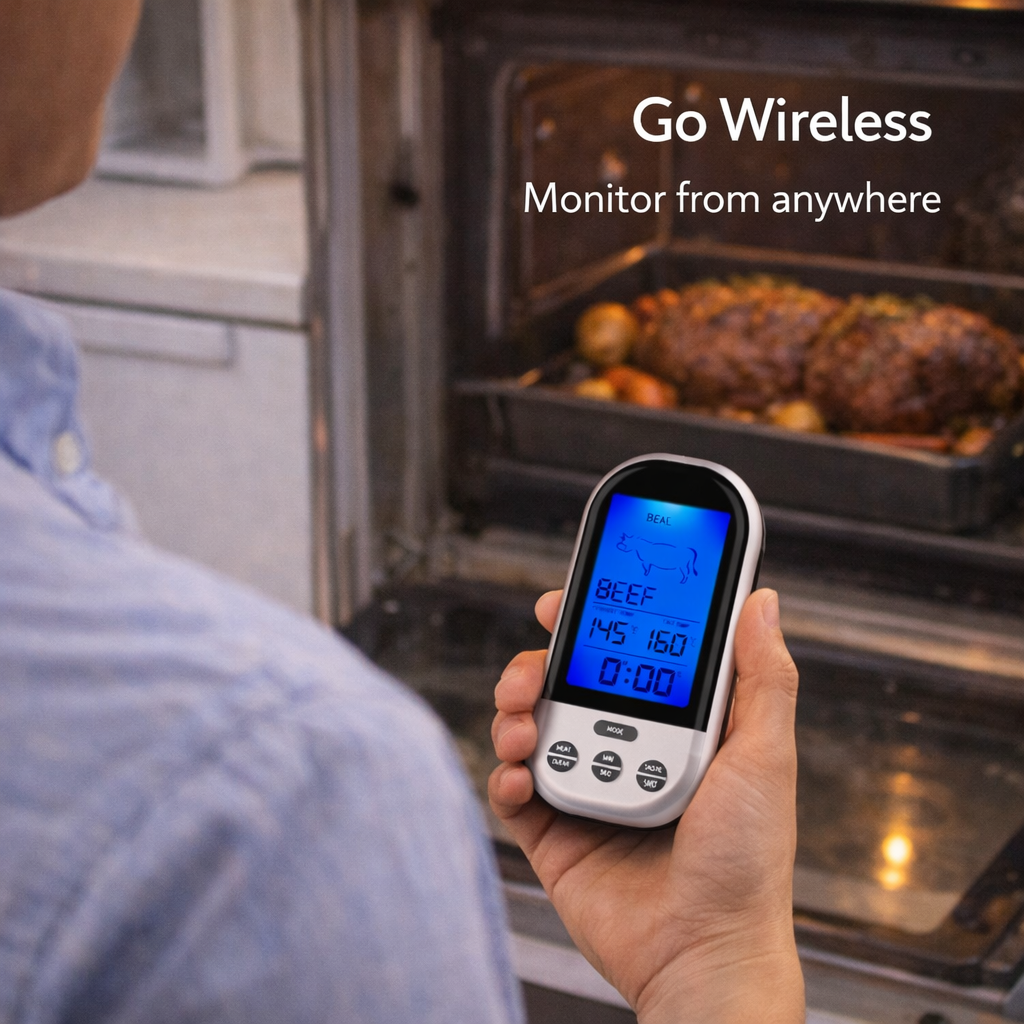 Digital BBQ Meat Thermometer Probe