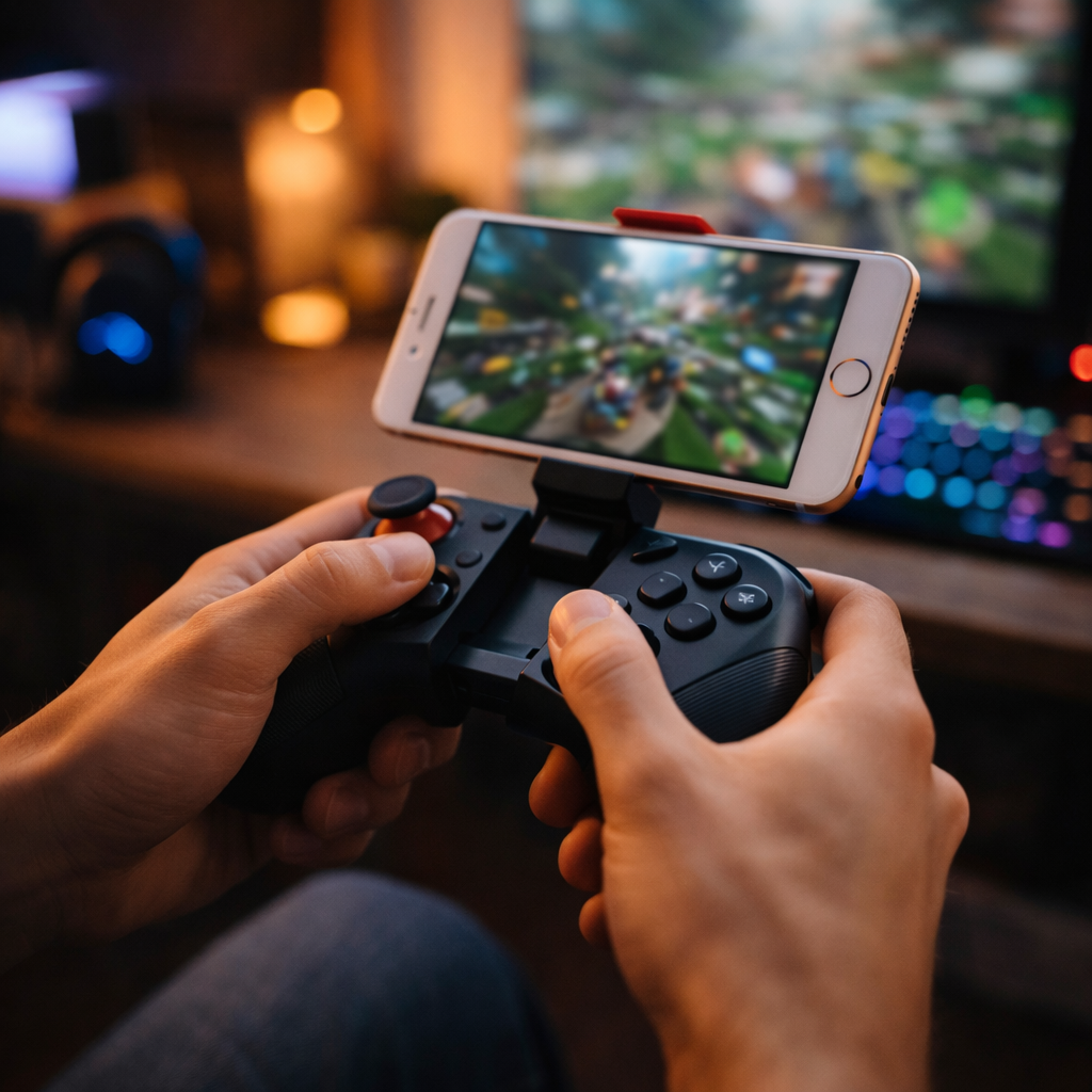 Portable Smartphone Game Pad Controller