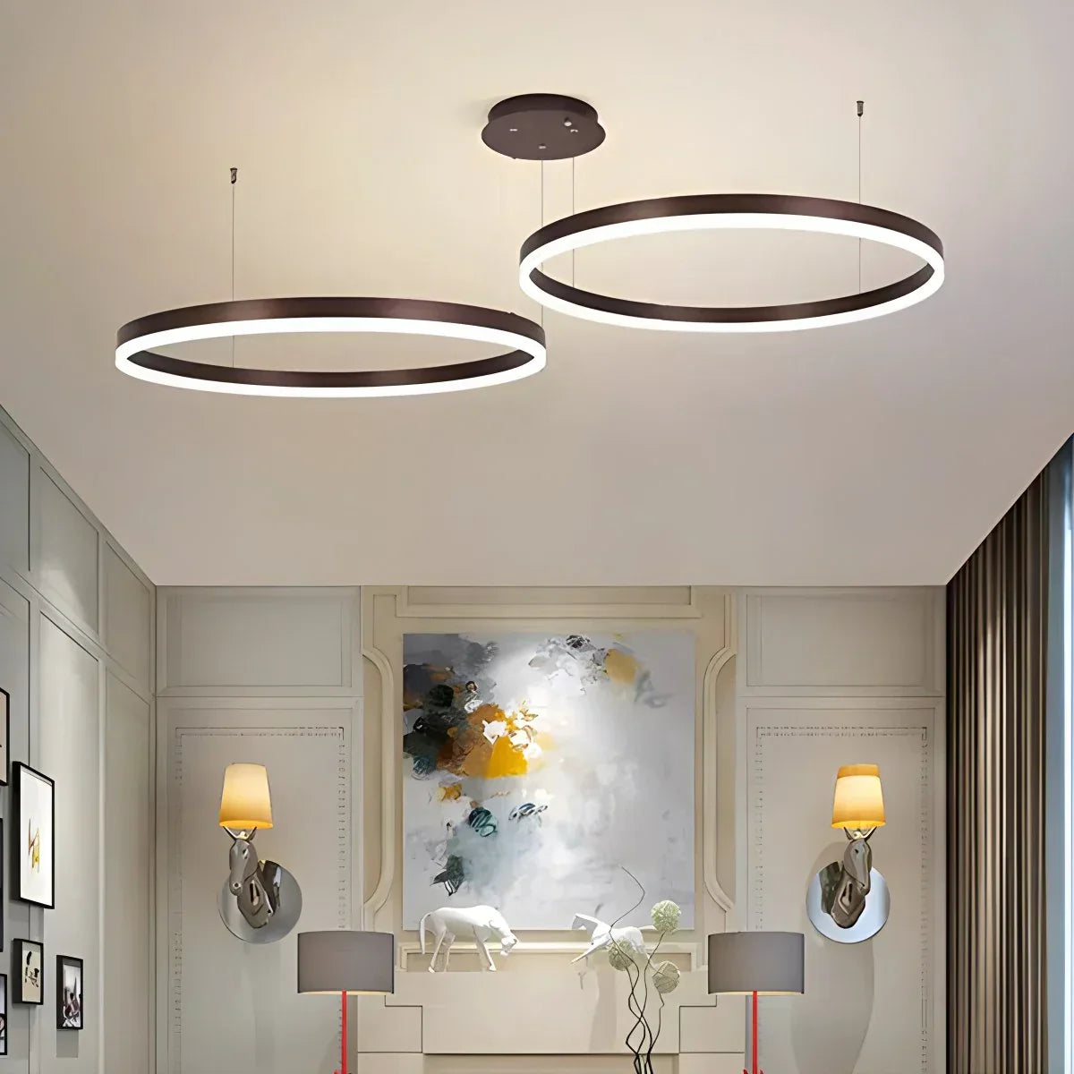 Stylish Crystal LED Chandelier Light Fixture