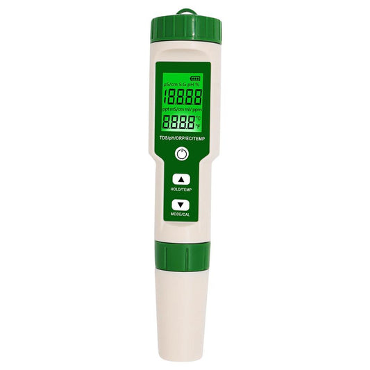 Accurate 5-in-1 Water Test Meter for PH TDS EC Temperature - Luxicro
