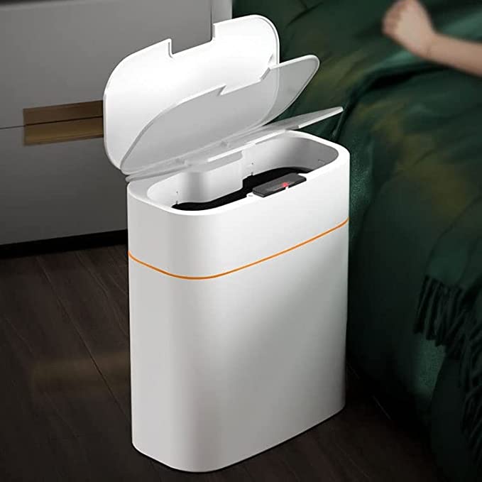Automatic Quiet Sensor Bin 13L Waterproof Trash Can - Luxicro