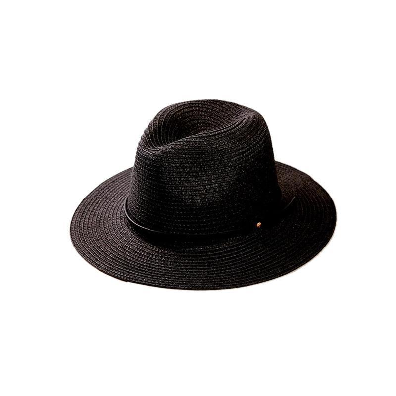 Women's Large Brimmed Straw Beach Hat