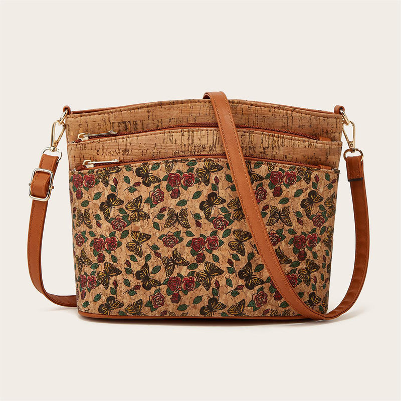 Classic Boho Chic Shoulder Handbag PU Leather - Luxicro