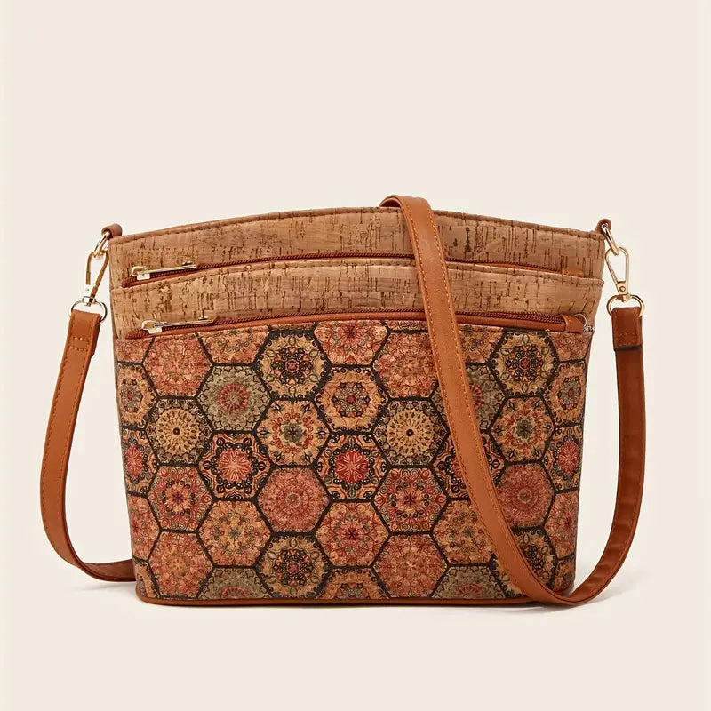 Classic Boho Chic Shoulder Handbag PU Leather