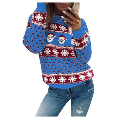 Cozy Womens Christmas Jumper Soft Oversized Sweater